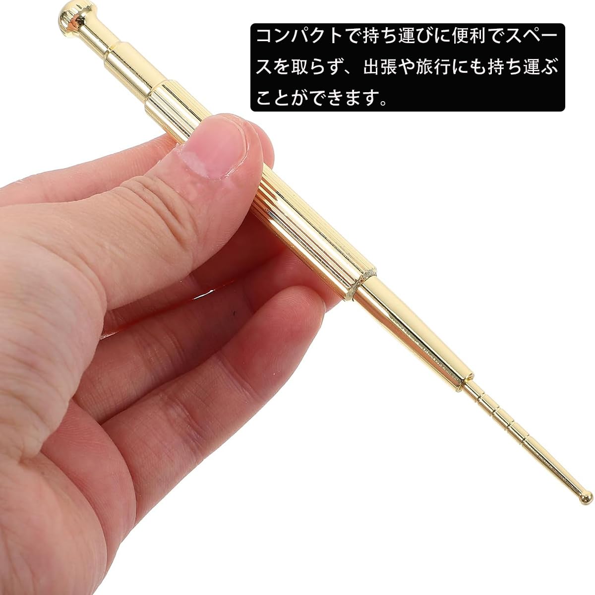Amazon.co.jp: 耳用ツボ探知棒 顔用ツボ探知ツール バネ式 真鍮製 ツボ